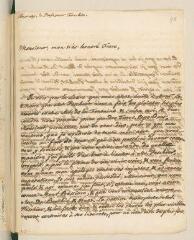 4 vues  - Barnaud, Barthélemy. Lettre autographe signée à Louis [II] Tronchin.- La Tour, 24 mars 1747 (ouvre la visionneuse)