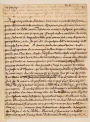 4 vues  - Ablancourt, F. d\'. Lettre autographe signée à du Crest. - 15 janvier 1677 (ouvre la visionneuse)