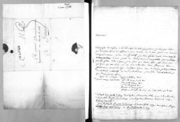 3 vues  - Bordes. Lettre autographe signée à Jacob Vernes. - Lyon, 9 mars 1758 (ouvre la visionneuse)