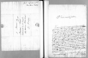 3 vues  - Grand, L. E. Lettre autographe signée à Jacob Vernes. - Saint-Cergues, 16 juillet 1752 (ouvre la visionneuse)