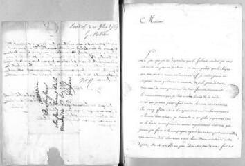 2 vues  - Cazenove, Charles Louis. Lettre autographe signée à Jacob Vernes. - Sans lieu ni date [vers 1753] (ouvre la visionneuse)