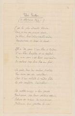 4 vues  - Egli, A. Poème autographe signé à Alphonse Vuy. - Aigle, 8 juillet 1880 (ouvre la visionneuse)