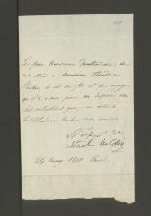 4 vues  - Stael, Germaine de. Lettre non autographe signée à Dauthemare. - Paris, 24 mai 1817 (ouvre la visionneuse)